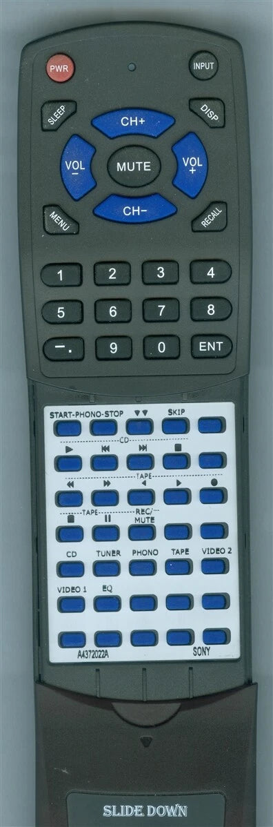 Sony Rm-V77,Remote Control A - A-4372-022-A