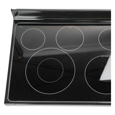 Whirlpool Part# W10691698 Glass Cooktop (OEM) Black