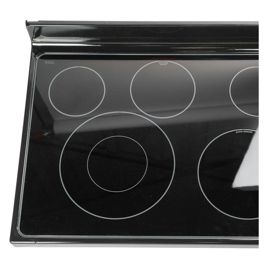 Whirlpool Part# W10691698 Glass Cooktop (OEM) Black