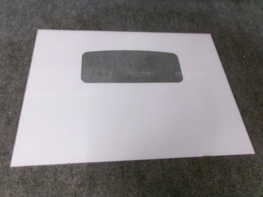 GE Part# WB56T10189 Outer Door Glass (OEM) White