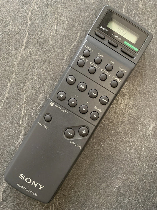 Sony Remote Control - RMS670