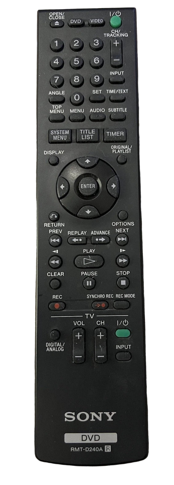 Sony Remocon Assembly;Rdr-Vx555 - 9-885-112-11