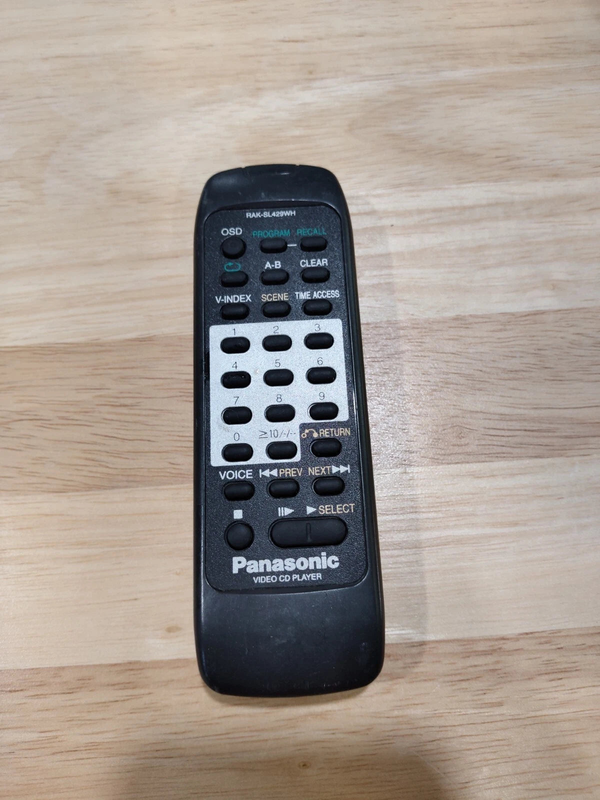 Panasonic Remote - RAK-SL429WH