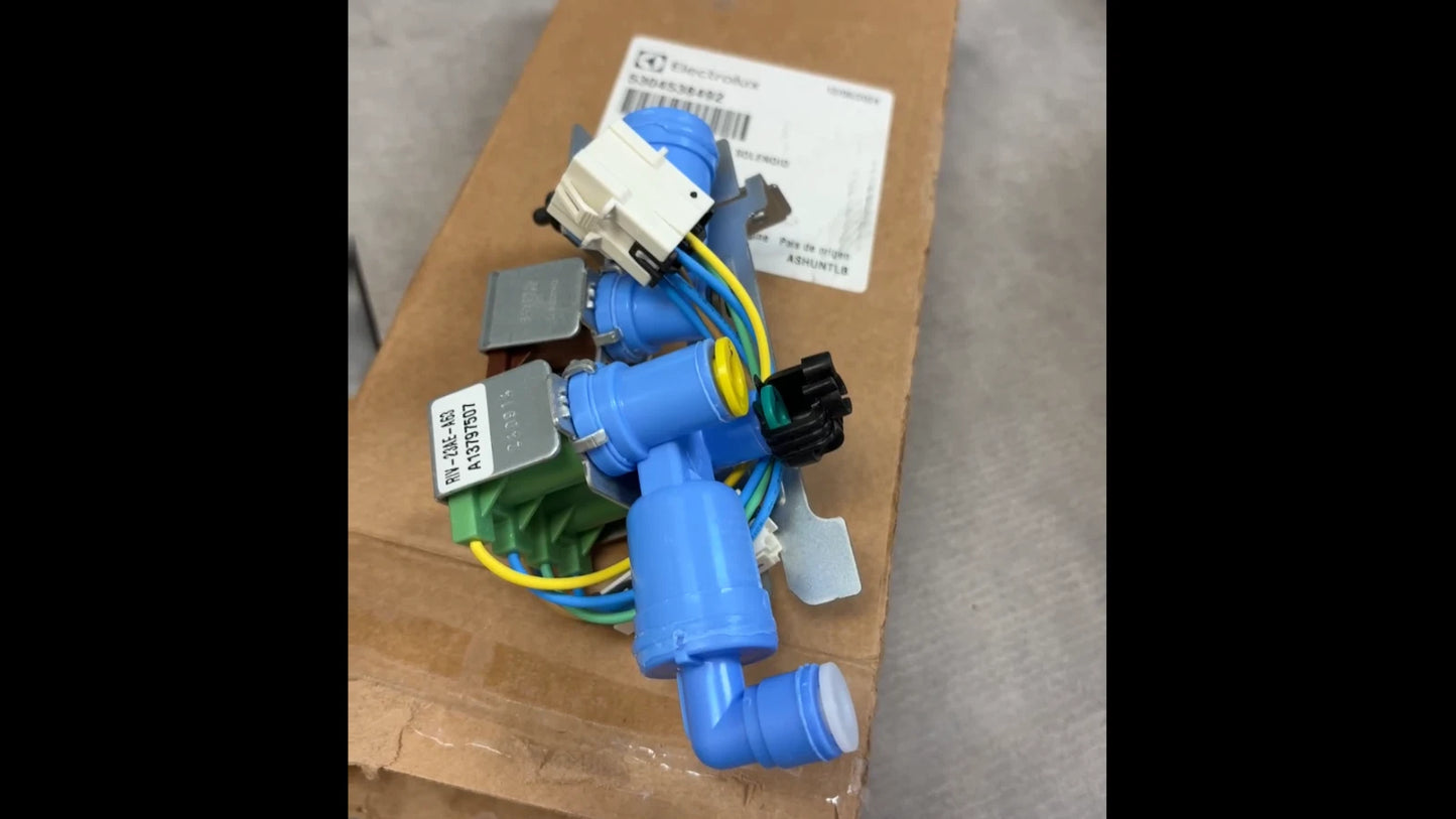 Frigidaire Refrigerator Triple Solenoid Water Valve - 5304538492