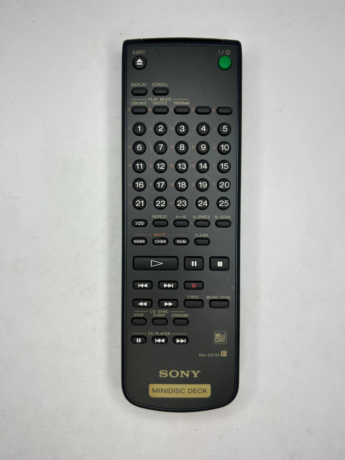 Sony Remote Control - RMD27M