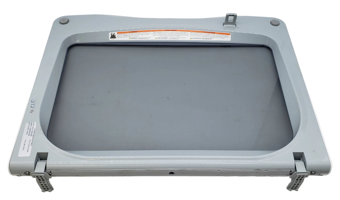 GE Washer Glass Frame Lid (White) – WH10X35297