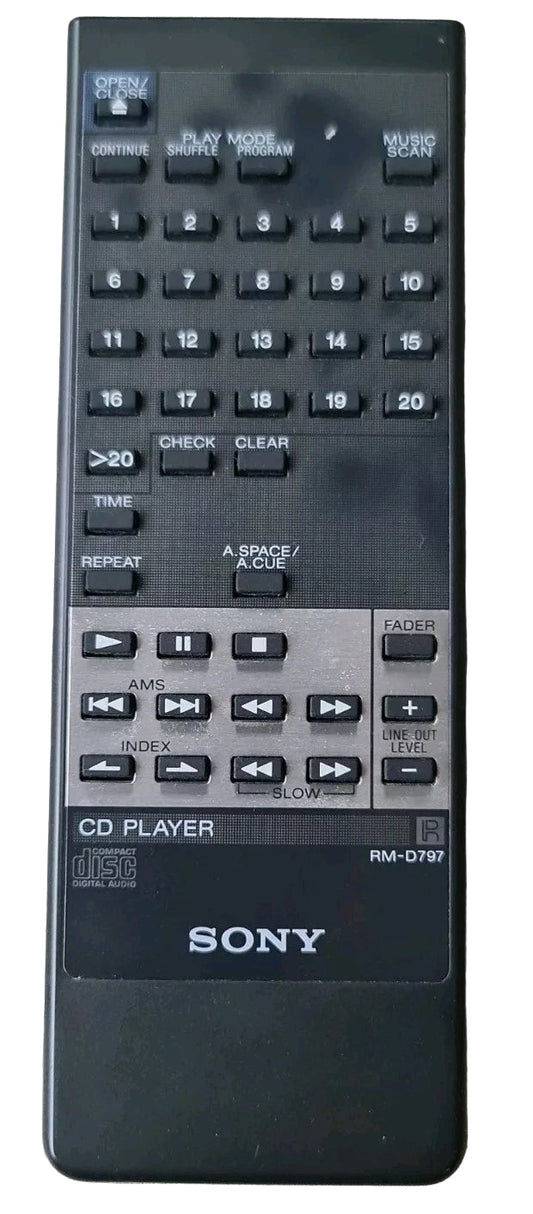 Sony Remote Control Rm-D797 - 1-465-956-11