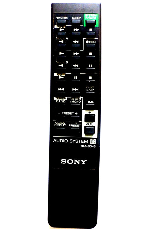 Sony Remote Control - RMS343