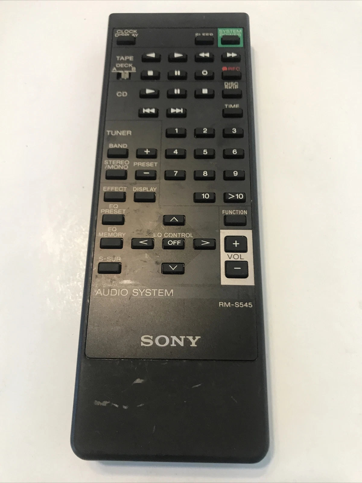 Sony Remote Control - RMS545
