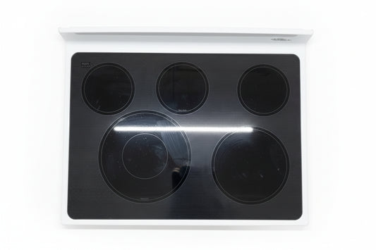 Whirlpool Part# W10651914 Cooktop with White Trim (OEM)