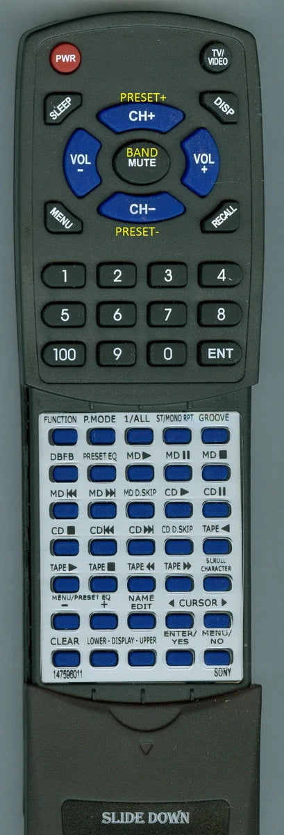 Sony Remote Control Rm-Md555 - 1-475-960-11