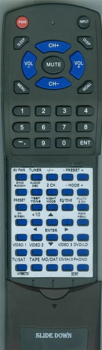 Sony Rm-Pp506L Remote Control - 1-476-607-31