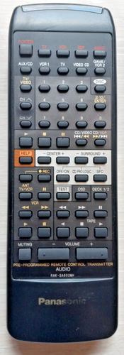 Panasonic Remote Control (Suht500) - RAK-SA602MH