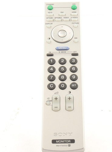 Sony Remote Control (Rm-Fw002) - 1-480-371-11