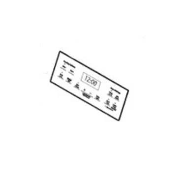 GE Part# WB07X44619 Faceplate Graphic (White) - Genuine OEM