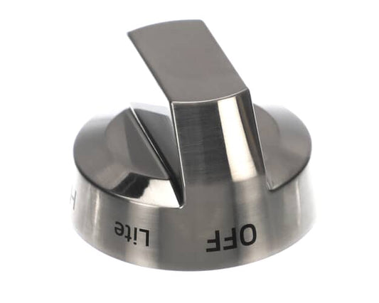 Samsung Part# DG94-01712A Burner Control Knob - Stainless (OEM)