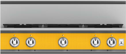 Hestan KRTS365NGYW 36 Inch Gas Smart Rangetop with 5 Sealed Burners - Yellow