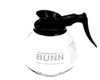 Bunn Decanter,Glass-Blk 12Cup 1Pk - 42400.0101