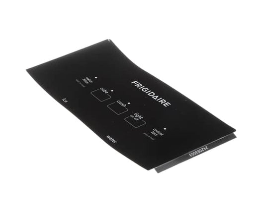 Frigidaire Part# 242083003 Water/ice Dispenser Touchpad Overlay (OEM)