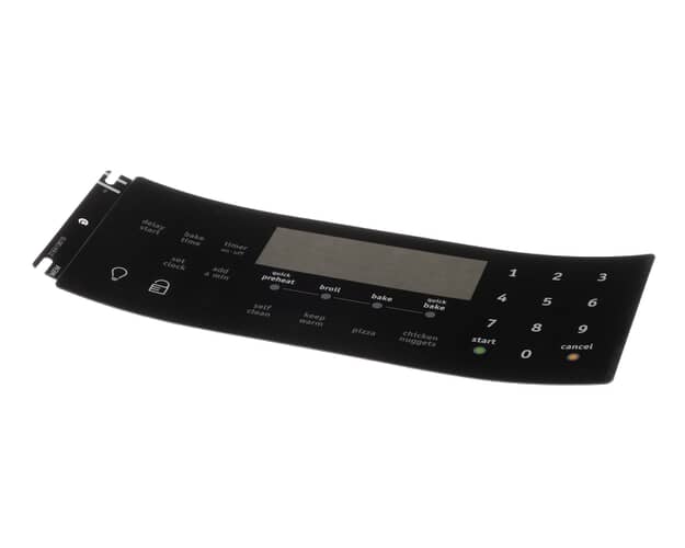 Frigidaire Part# 316419819 Touchpad Control Panel Overlay - Black (OEM)