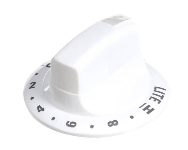 Frigidaire Part# 318271800 Surface Burner Control Knob (OEM) White