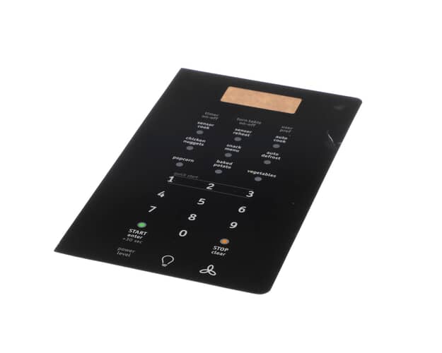 Frigidaire CGMV173KBC Touchpad Overlay - Black - Genuine OEM