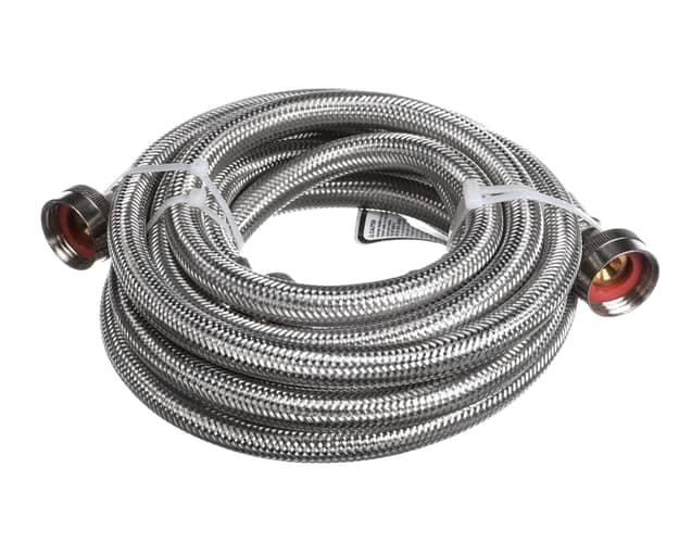 Frigidaire Part# 5304490736 Stainless Steel Fill Hose (OEM) 6 Inch