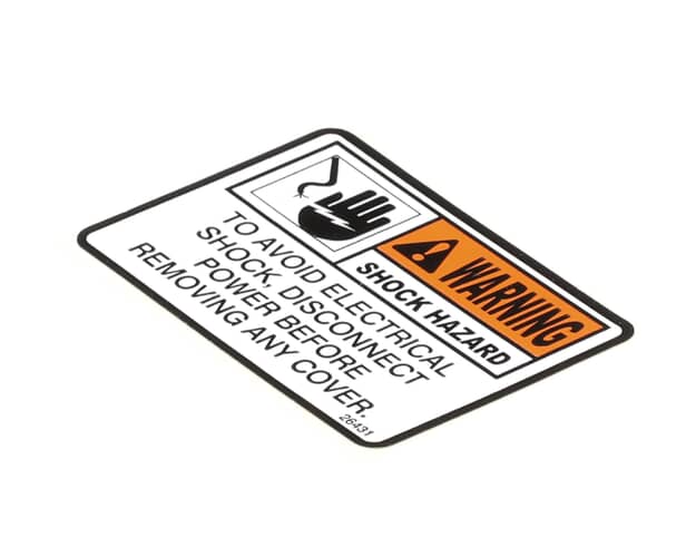 Dacor Air Baffle, Case Top - 26431