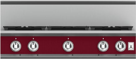 Hestan KRTS365LPBG 36 Inch Gas Smart Rangetop with 5 Sealed Burners - Burgundy