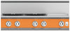 Hestan KRT364GDLPOR 36 Inch Gas Rangetop with 4 Sealed Burners and Griddle - Orange