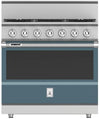 Hestan KRD365LPGG 36 Inch Duel Fuel Range with 5 Burners - LP - Dark Gray