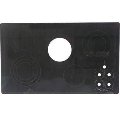 Whirlpool Part# w10141009 Main Glass Cooktop - Black (OEM)