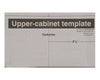 Whirlpool Microwave Upper Cabinet Template Instruction Sheet WMH31017HZ2