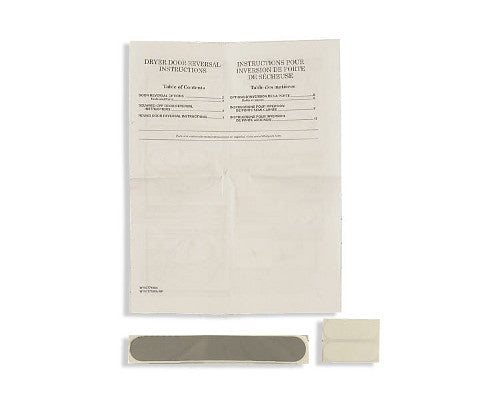Whirlpool Part# W10277499 Door Reversal Kit (OEM)