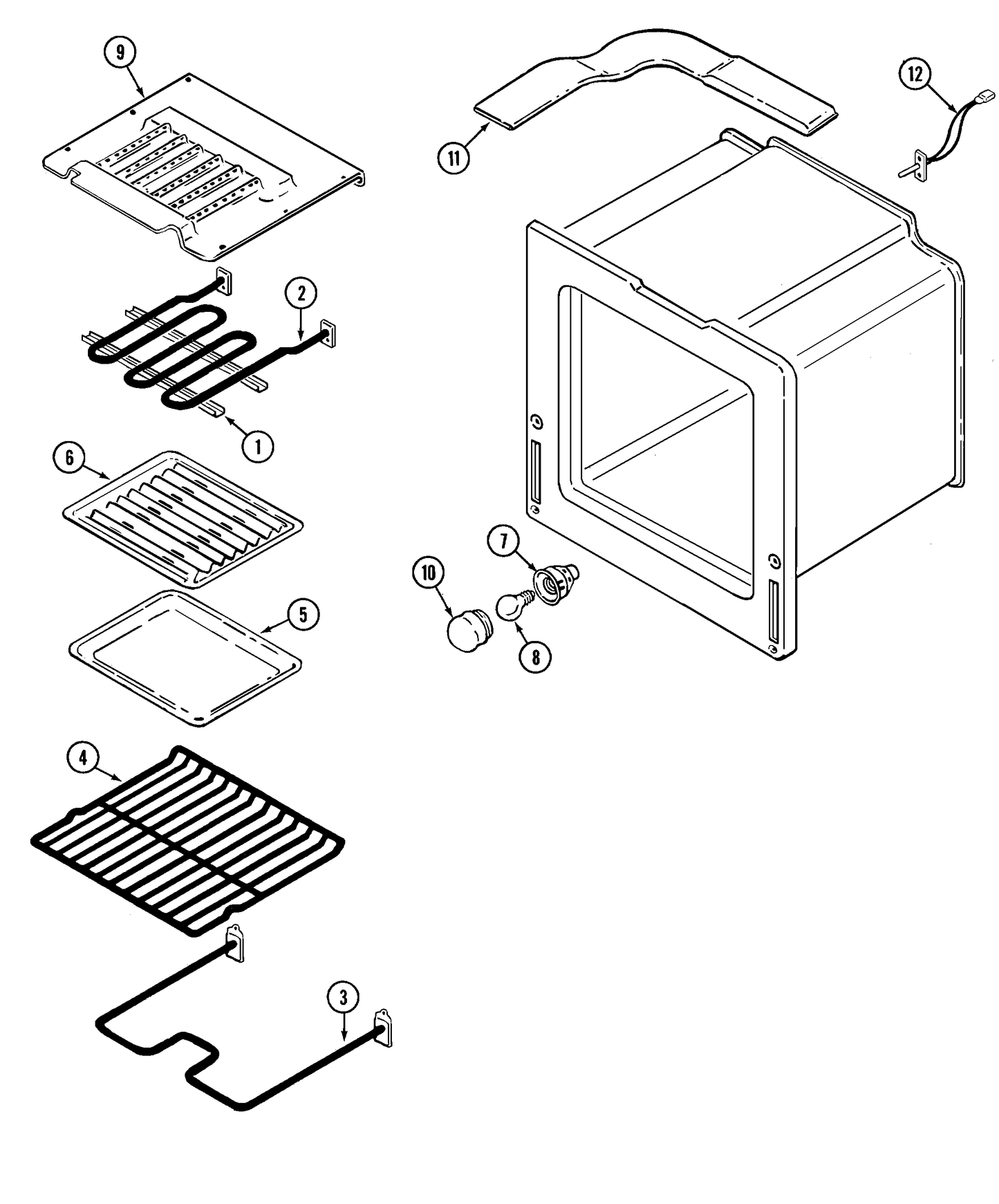Whirlpool Range Bake Element WP74003020