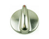 GE Part# WB03K10209 Burner Control Knob (OEM) Stainless