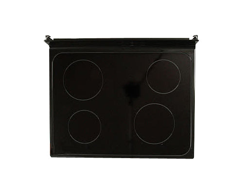 GE Part# WB62T10282 Glass Cooktop Assembly (OEM) Black