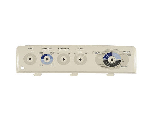 GE Dryer Control Panel/Backsplash - White DWSR483EG4WW
