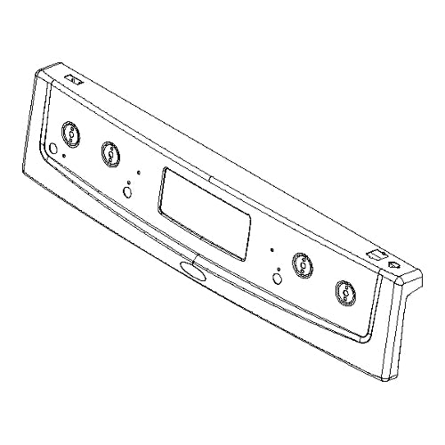 Whirlpool Part# W10267397 Control Panel (OEM) Stainless Steel