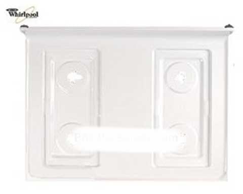 Whirlpool SF380LEPB0 Main Cooktop Replacement (white) Genuine OEM