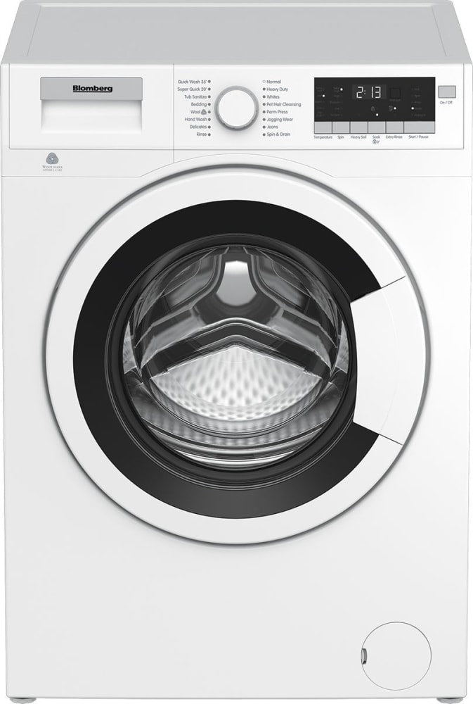Blomberg 7156541300 24 Inch Front Load Washer with 2.5 Cu. Ft. Capacity, Stainless Steel Drum, Electric Controls - Wm98200Sx2