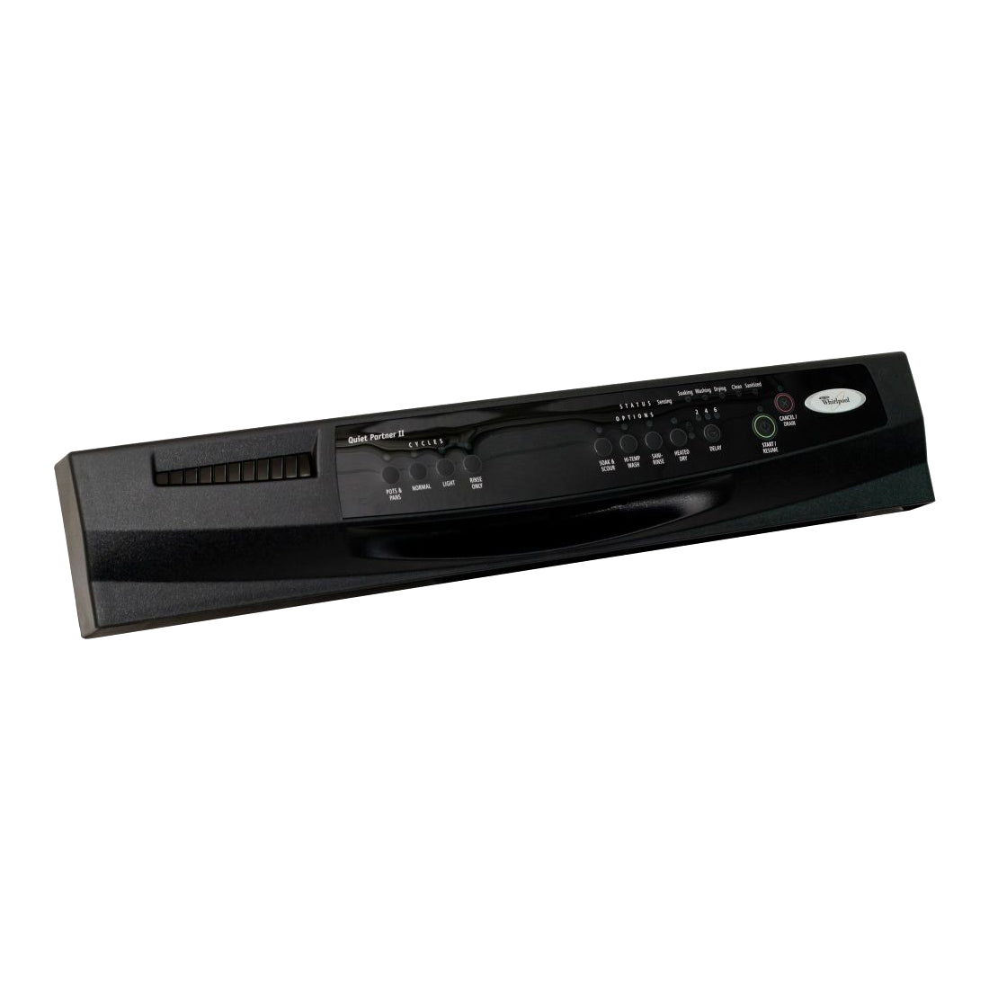 Whirlpool Front Button/Control Panel (Black) WP3385734