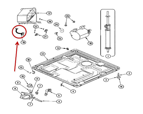 Whirlpool Part# 22004212 Motor Harness (OEM)