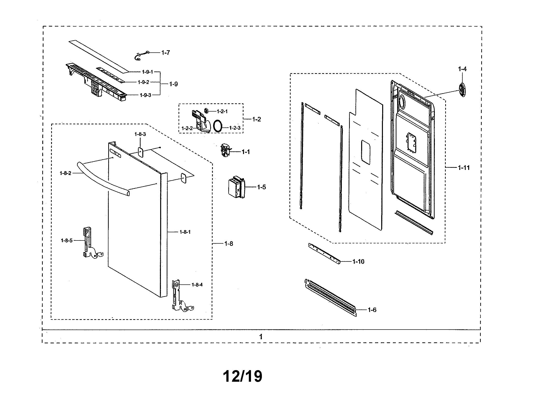 Samsung Dishwasher Dw80R2031Us Parts Diagram at Scott Barden blog