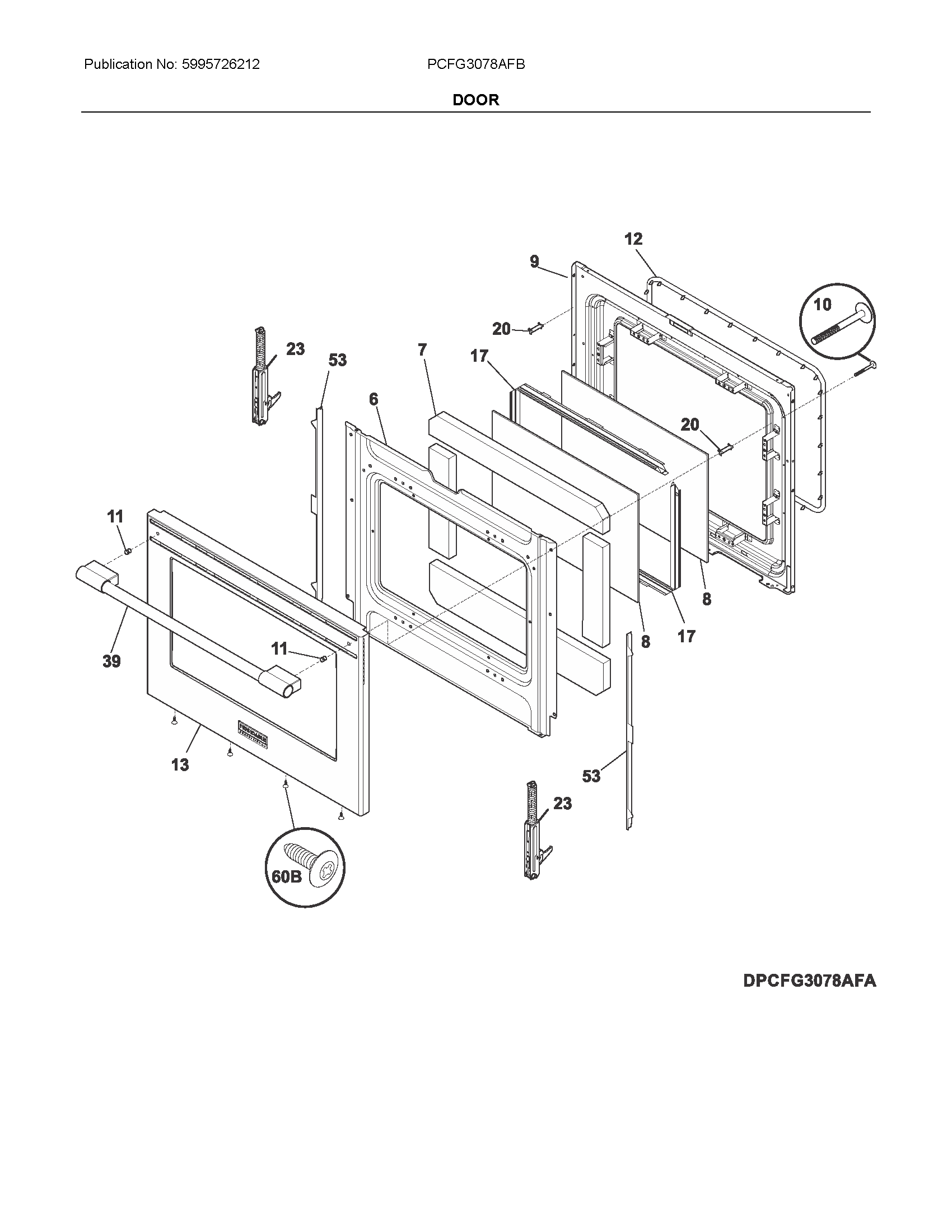 Frigidaire PCFG3078AFB LP Conversion Kit