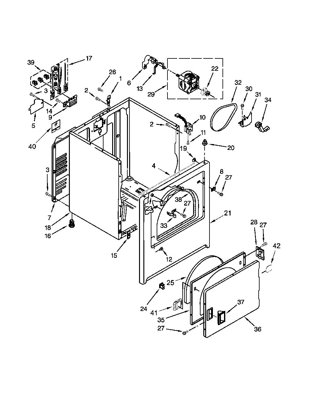 Amana NED4655EW1 Dryer Replacement Parts (OEM)