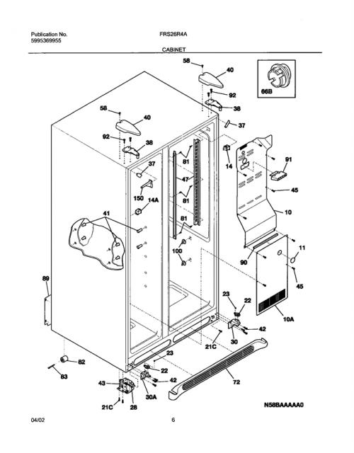 Frigidaire Refrigerator Model Jsi26