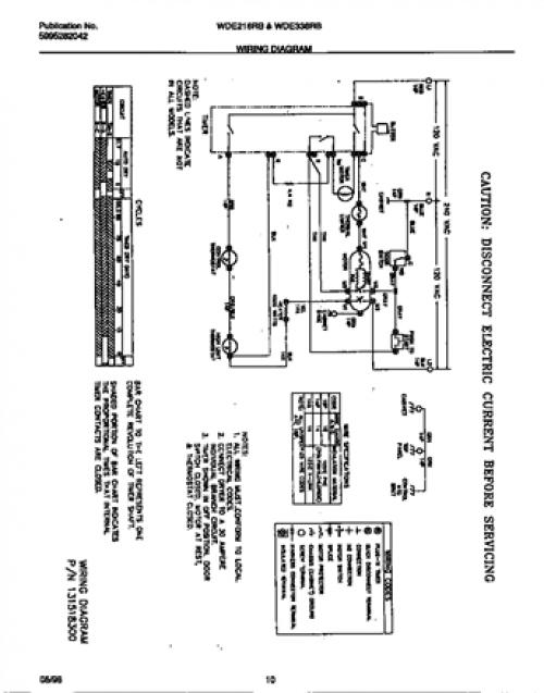 Westinghouse Dryer Wiring Diagram