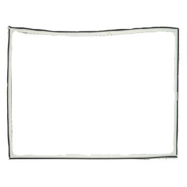 Amana A8TCNWFAB02 Refrigerator Door Gasket - White - Genuine OEM