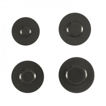 Amana AGR5844VDS5 Burner Cap Set (Black) - Genuine OEM